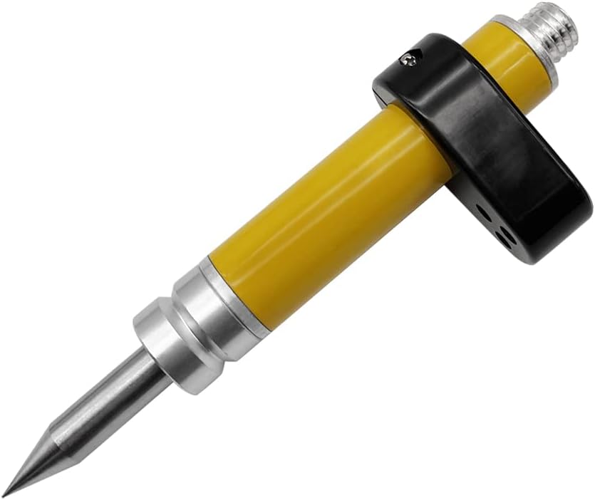 Mini Prism Pole Rod with Bubble Level Vial 5/8x11 Thread for Total Station GPS RTK Surveying