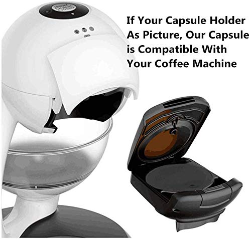 BRBHOM i Cafilas Cápsula de café reutilizável para Dolce Gusto, Lumio, capsula reutilizável com 1 co