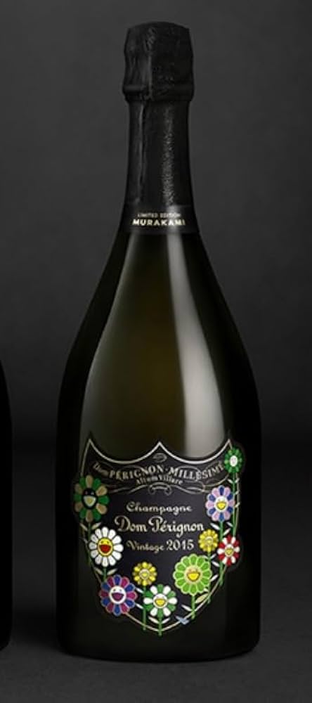 Amazon.co.jp: ドン ペリニヨン 2015 村上隆 箱無し 代表策の花たちが