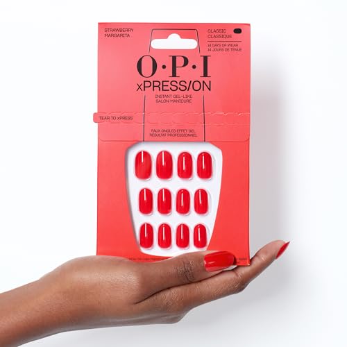 Xpress On Strawberry Margarita Faux Ongles Réutilisables Effet Gel Opi - vue 5
