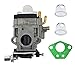 HOOAI Carburetor for 145BT EB802 Husqvarna Kawasaki Walbro Shindaiwa REDMAX Tanaka Echo Weed Eaters Wackers Blowers Stringers Trimmers Edgers (47CC)