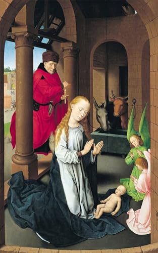 Toile l'Adoration des Mages Hans Memling avec impression haute definition sur texture premium