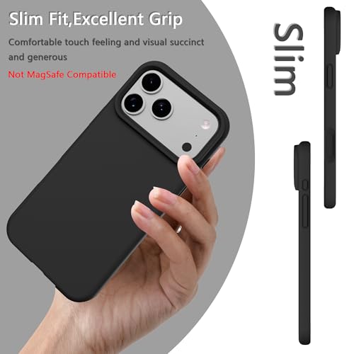 Image of iPhone 17 pro /18 pro Case Silicone(Black, 17 pro)