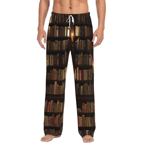 Bas de pyjama bibliothèque pour homme parfait pour les moments de lecture et vacances