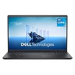 Dell 15 PC Portable DC15250 15,6" FHD (1920 x 1080) 120 Hz, Processeur Intel Core i5-1334U, Graphiques Intel UHD, 16 Go RAM, 512 Go SSD, Windows 11 Home, Clavier AZERTY - Noir Carbone
