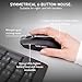 CHERRY Stream Desktop, Wireless Keyboard & Mouse Combo, 2.4 GHz Connection, Quiet Keys, Slim Design, Comfortable Writing, Battery-Powered, QWERTY, Black