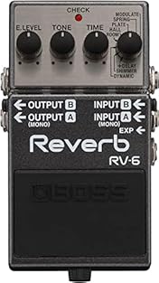 Compact and versatile reverb pedal with rich, expansive sound. Dial in sophisticated, top-level reverb tones quickly with simple controls. Newly developed studio-grade algorithms powered by cutting-edge BOSS technology. Eight sound modes provide a di...