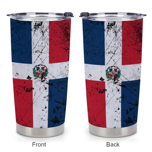 Portavasos para carro 4 piezas estilo Bandera Dominicana miniatura 3