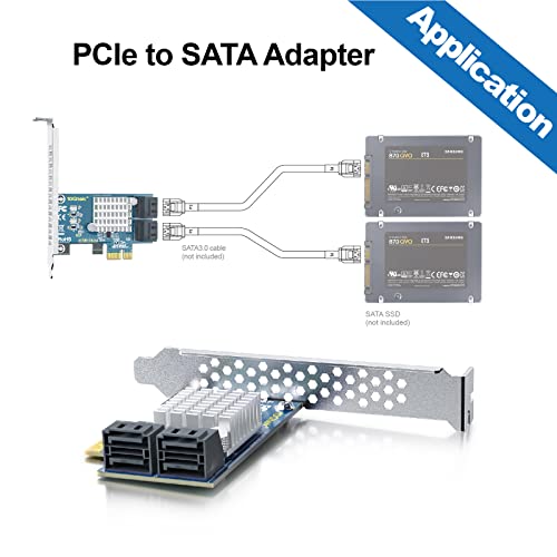 Carte PCIe SATA 4 ports pour ajouter des disques durs internes