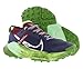 Nike Zegama Women's Trail Running Shoes (DH0625-403, hunder Blue/Chlorophyll/Dark Team Red) Size 8