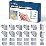 MCGMITT Invisibles Cierre Seguridad Cajones Bebe Magnetico (10 cerraduras + 2 llaves), Cerraduras de Armarios Seguridad...