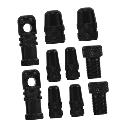 Tapones de válvula para bicicleta aluminio 10 uds miniatura 1