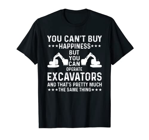 Lustiger Baggerfahrer Spruch Bauausrüstung T-Shirt