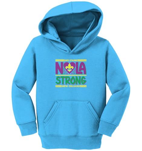 Tcombo We Stand NOLA Strong - New Orleans Toddler/Youth Fleece Hoodie