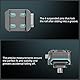 SMALLRIG Universal Quick Release Mount Plate Kit HawkLock H21, zweidirektionale QR-Slide NATO-Schiene mit Anti-Ablenkungs 1/4-20 Schraube, Tragkraft bis zu 5kg für Kameras, Action-Kameras - 4491