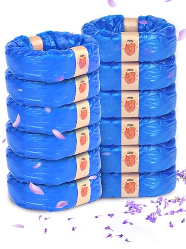 12 Recambios papelera pañales   recambios compatible Con Tomme Tipee Simplee Sangenic Twist & Click AngelCare classic xl bolsas pañales bebe   Olor a LAVANDA (Compatible Con Todos)