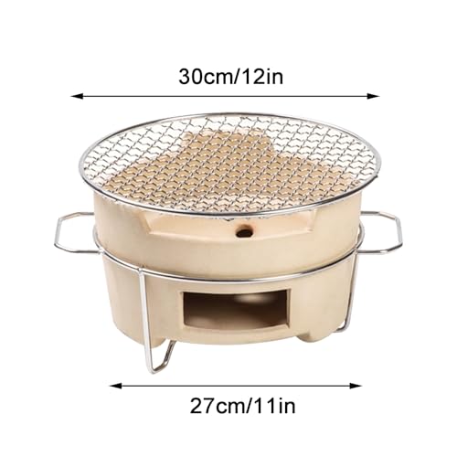 Réchaud à charbon portable 28cm extérieur et chauffage maison