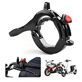 Motorrad Tempomat,Gasgriff Hilfe Motorcycle Cruise Control Zubehör,Schnellgasgriff Gadgets,Griffenden Schwarz Ersatz Accessoires Aus Abs Motorrad Gasgriffhilfe für E Motorrad Elektrofahrräder Roller