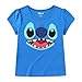 Disney Lilo and Stitch Girls 3 Pack Short Sleeve T-Shirt for Little to Big Kids