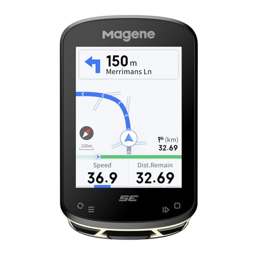 Magene C506SE GPS Computadora Bicicleta, Navegación por vías, Pantalla a Color de 2,4'' Resistente al Agua, Datos Personalizados, 11 Idiomas, Bluetooth&WiFi