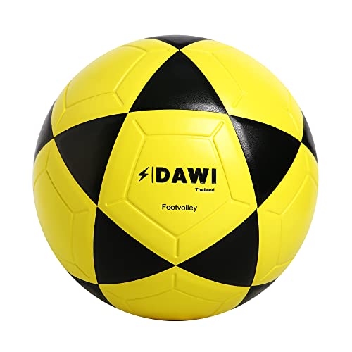 Bola De Futevôlei Altinha Dawi Competition Oficial Futvolei (AMARELO E PRETO)
