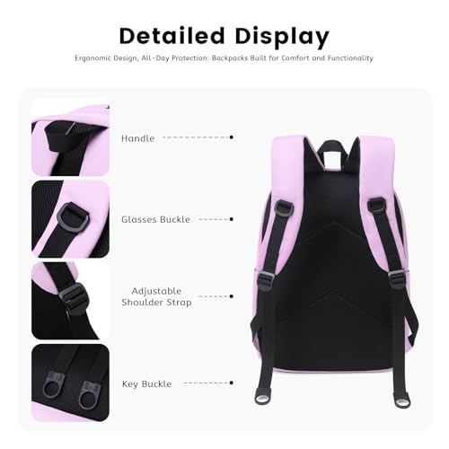 Image of Lanola School Bookbag Business Travel Laptop Backpack, Fits 15.6 Inch Laptop Bag