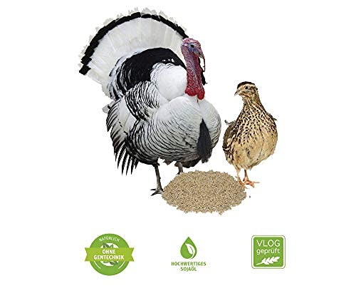 Schkade Landhandel GmbH Putenmastfutter - Lausitz Putenmast - Alleinfuttermittel für Truthühner von der 6. bis zur 13. Lebenswoche, 2 mm pelletiert, 25 kg