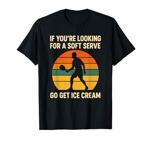 If You Want A Soft Serve Try Pickleball Retro Sunset Paddle T�V���c