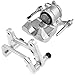 TXRRZMI 2pcs Disc Brake Caliper Assembly Set Front Rear Left Right Steel Metallic 1-Piston with Bracket for Jeep for Cherokee 2.4L/3.2L 2014-2020 & 2.0L 2019-2020,Repair your car