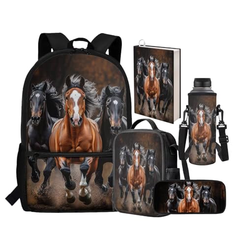 Epaihaiy Horse Shool Backpack for Kids 6-8 School Backpack with