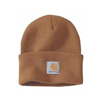 Carhartt Workwear Beanie Mütze Watch Hat, Arbeitsmütze, Braun, mittel