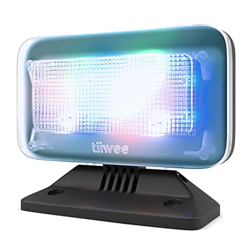 tiiwee Simulateur de Présence TV PowerPlus - 24 LED - Complet avec Adaptateur Secteur - Simulateur Télévision - TV Simulateur