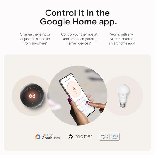 Google Nest Learning Thermostat (4th gen) + Nest Temperature Sensor (2nd gen) - Silver - image 7
