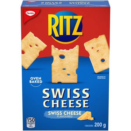 Ritz Swiss Cheese Crackers, 200G/7Oz (Pack Of 6) Shipped From Canada #TOP4