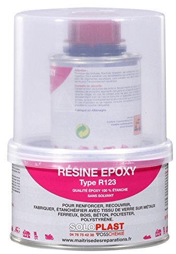SOLOPLAST 134202 Résine epoxy Type r123, Transparent