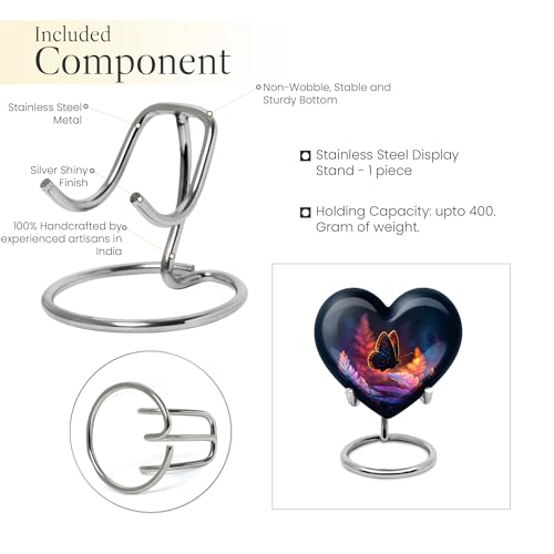 Image of Butterfly Urn Unique Little Urn for Ashes for Women & Men 3 Inch 2 Qty | Funeral Keepsake Urns Small Keepsake