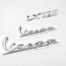Set of 3 Blue Swallow Stickers 3D Compatible with Vespa LX125 Scooter, French Seller