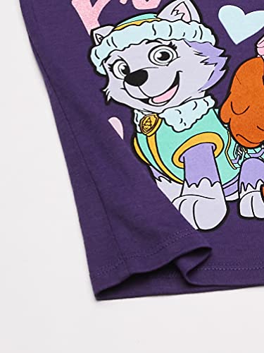 Image of Nickelodeon Little Girls' Paw Patrol Short Sleeve T-Shirt Shirt
