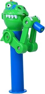Totority Dinosaur Lollipop Robot, Fashion Dinosaur Shape Robot Cute Lollipop Candy Storage for Kids Girls Toddlers Boys