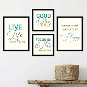 kotart Paper - Wall Frames For Home And Office Wall Decor - Inspirational Framed Posters For Living Room - Motivational Quotes Posters With Frame For Wall (11 X 14 Inch, Framed)