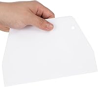 Vista 1 de Tofficu 2 raspadores de plástico para tartas, antiadherentes para glaseado, raspador de pasteles, raspador de tazón, raspador de masa, herramientas
