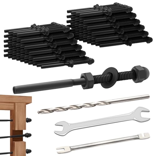 80 pcs 1/8" Cable Railing Tensioner Terminal Kit, Threaded Swage ...