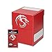 BCW Large Gaming Card Deck Case - Holds up to 100 Sleeved Cards - Red