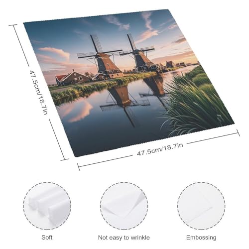 Servilletas de Tela Cuadradas Reutilizables 2 Piezas miniatura 2