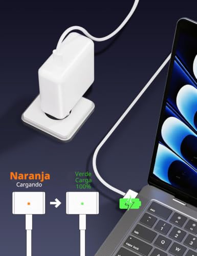 Cargador Mac Book Pro de 96W con cable mag3 de 2m para modelos M1 a M5 4