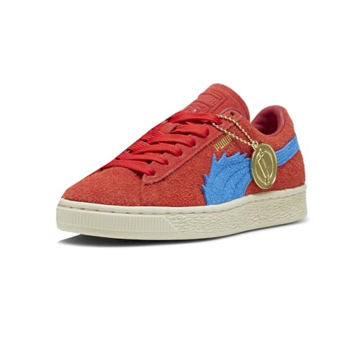 PUMA Kids Boys Suede X Op Lace Up Sneakers Shoes Casual - Red2