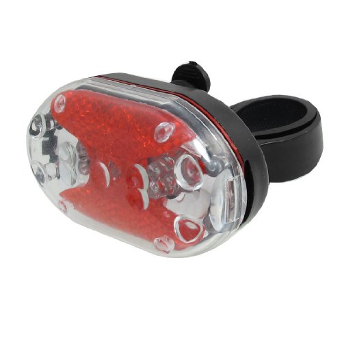 Dcolor 9 LED Luz Trasera Lampara Flash Impermeable Color Rojo para Bicicleta Ciclismo