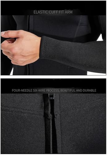 Wetsuits Pants Long 3mm Neoprene Top Jacket Keep Warm for Water Sports Surfing Swimming Snorkeling miniatura 6