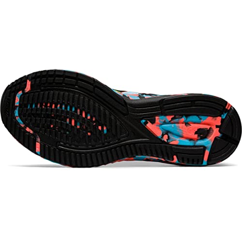 Asics Women's Gel-Noosa Tri 12 Running Shoes, 8.5, Black/Aquarium #TOP6