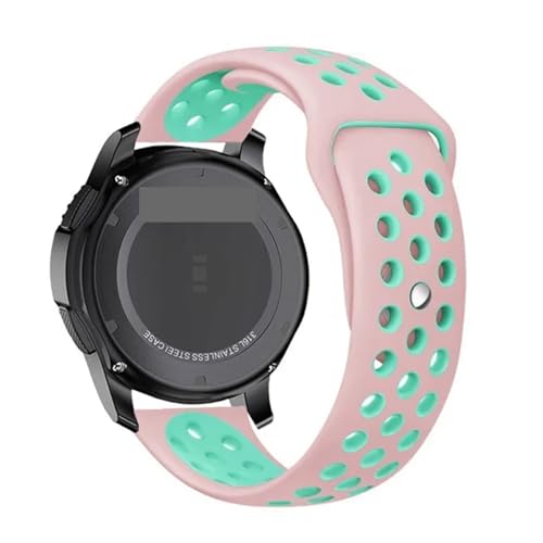 Bracelet de montre en silicone 20mm 22mm pour Galaxy Watch et Huawei GT